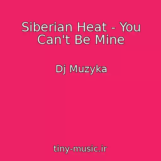 کاور آهنگ Siberian Heat - You Can't Be Mine از Dj Muzyka
