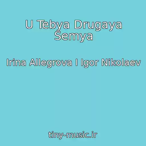 کاور آهنگ U Tebya Drugaya Semya از Irina Allegrova I Igor Nikolaev