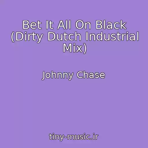 کاور آهنگ Bet It All On Black (Dirty Dutch Industrial Mix) از Johnny Chase