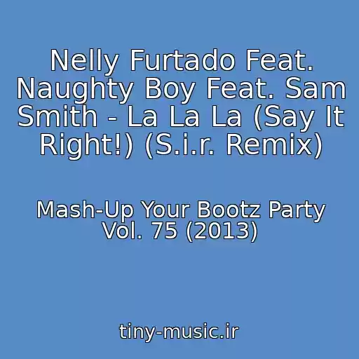 کاور آهنگ Nelly Furtado Feat. Naughty Boy Feat. Sam Smith - La La La (Say It Right!) (S.i.r. Remix) از Mash-Up Your Bootz Party Vol. 75 (2013)