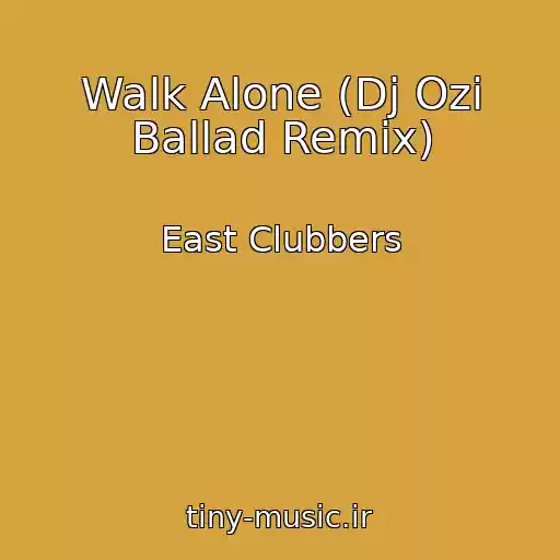 کاور آهنگ Walk Alone (Dj Ozi Ballad Remix) از East Clubbers