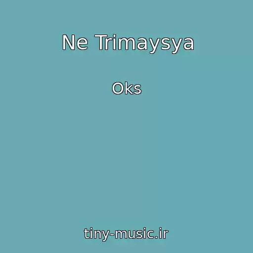 کاور آهنگ Ne Trimaysya از Oks