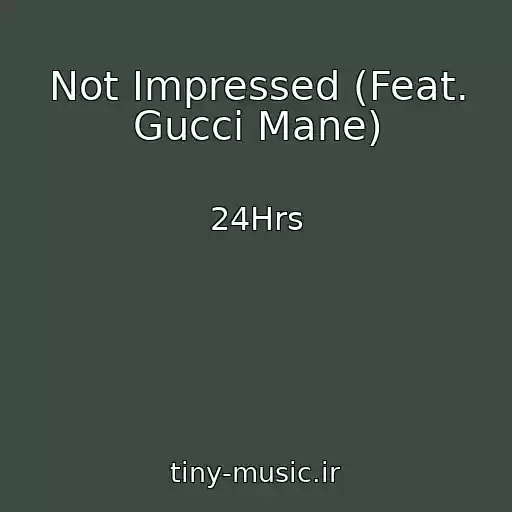 کاور آهنگ Not Impressed (Feat. Gucci Mane) از 24Hrs