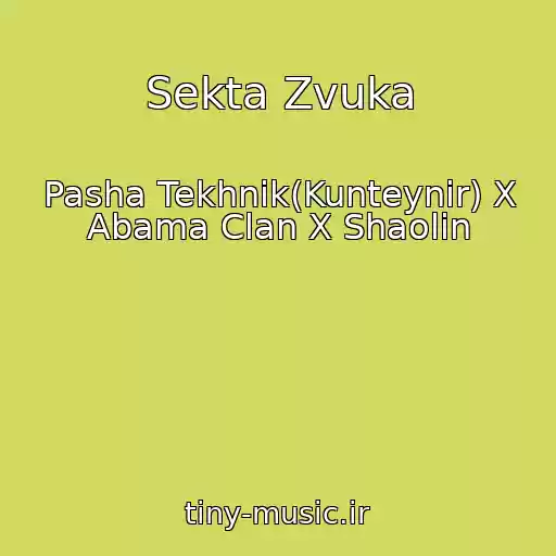 کاور آهنگ Sekta Zvuka از Pasha Tekhnik(Kunteynir) X Abama Clan X Shaolin