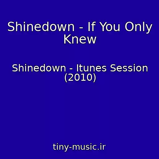 کاور آهنگ Shinedown - If You Only Knew از Shinedown - Itunes Session (2010)