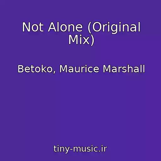 کاور آهنگ Not Alone (Original Mix) از Betoko, Maurice Marshall
