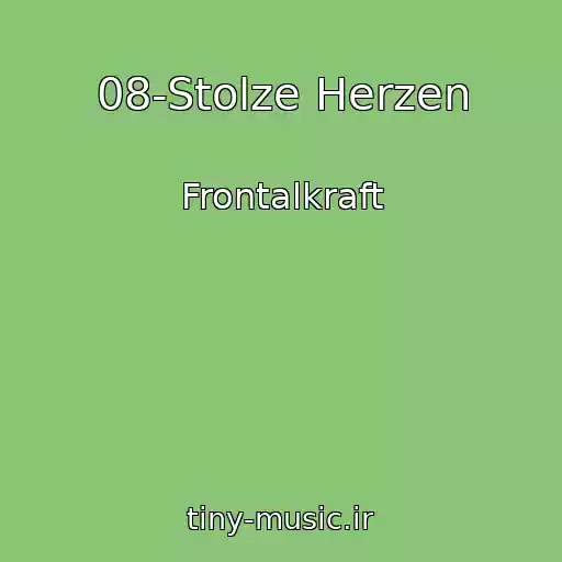 کاور آهنگ 08-Stolze Herzen از Frontalkraft