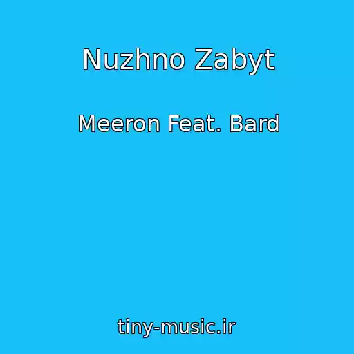 کاور آهنگ Nuzhno Zabyt از Meeron Feat. Bard