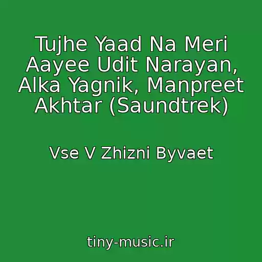 کاور آهنگ Tujhe Yaad Na Meri Aayee Udit Narayan, Alka Yagnik, Manpreet Akhtar (Saundtrek) از Vse V Zhizni Byvaet