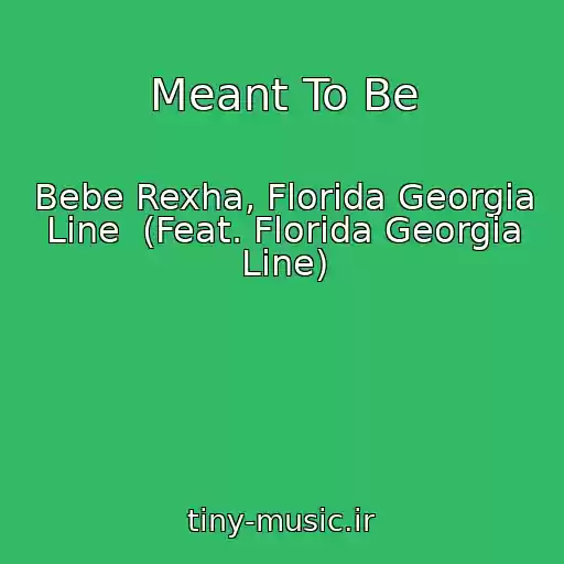 کاور آهنگ Meant To Be از Bebe Rexha, Florida Georgia Line  (Feat. Florida Georgia Line)