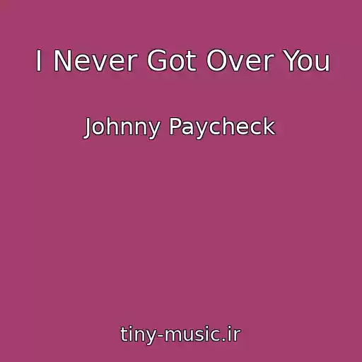 کاور آهنگ I Never Got Over You از Johnny Paycheck