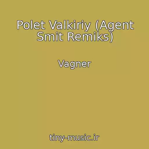 کاور آهنگ Polet Valkiriy (Agent Smit Remiks) از Vagner