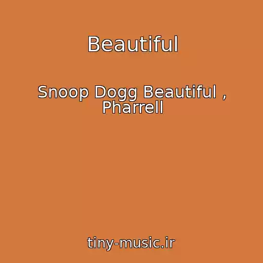 کاور آهنگ Beautiful از Snoop Dogg Beautiful , Pharrell