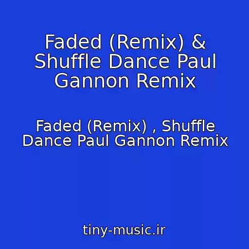 کاور آهنگ Faded (Remix) & Shuffle Dance Paul Gannon Remix از Faded (Remix) , Shuffle Dance Paul Gannon Remix