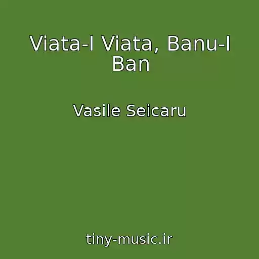 کاور آهنگ Viata-I Viata, Banu-I Ban از Vasile Seicaru