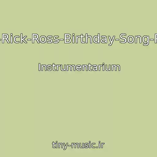 کاور آهنگ 2-Chainz-Ft.-Diddy-Rick-Ross-Birthday-Song-Remix-Instrumental از Instrumentarium