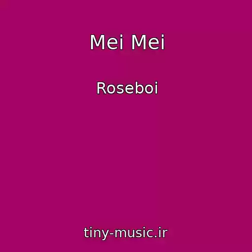 کاور آهنگ Mei Mei از Roseboi