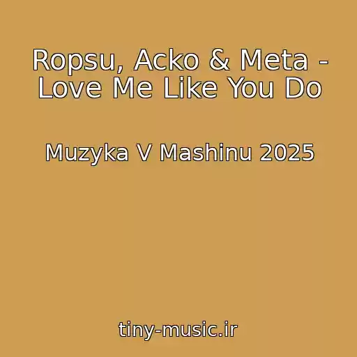 کاور آهنگ Ropsu, Acko & Meta - Love Me Like You Do از Muzyka V Mashinu 2025