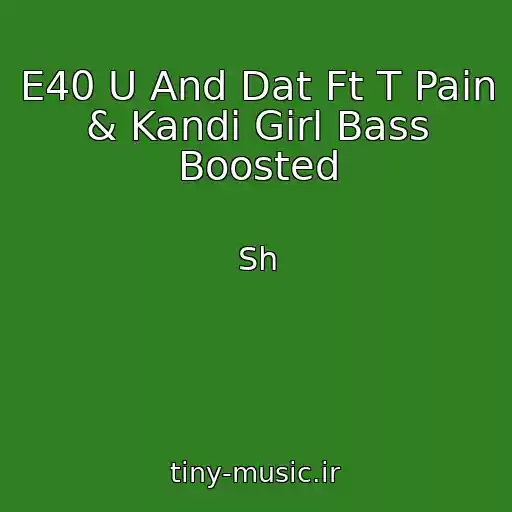کاور آهنگ E40 U And Dat Ft T Pain & Kandi Girl Bass Boosted از Sh