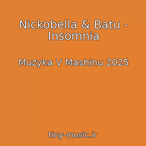 کاور آهنگ Nickobella & Batu - Insomnia از Muzyka V Mashinu 2025