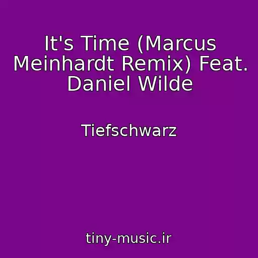 کاور آهنگ It's Time (Marcus Meinhardt Remix) Feat. Daniel Wilde از Tiefschwarz