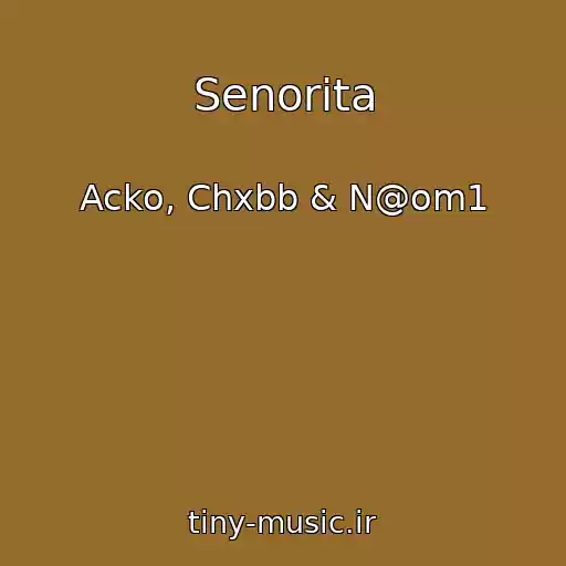 کاور آهنگ Senorita از Acko, Chxbb & N@om1