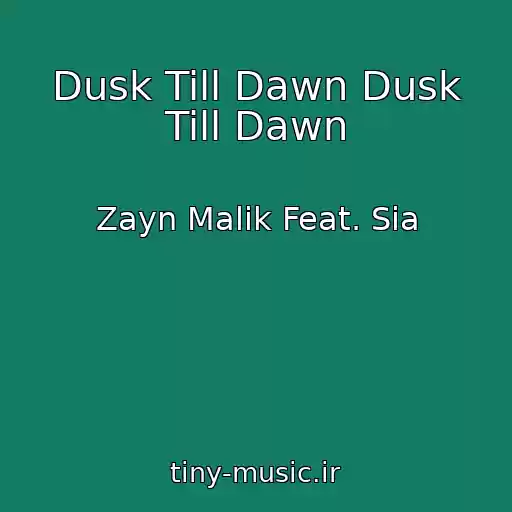 کاور آهنگ Dusk Till Dawn Dusk Till Dawn از Zayn Malik Feat. Sia