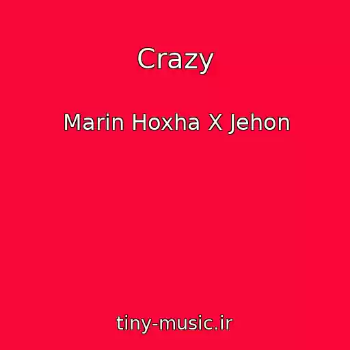 کاور آهنگ Crazy از Marin Hoxha X Jehon