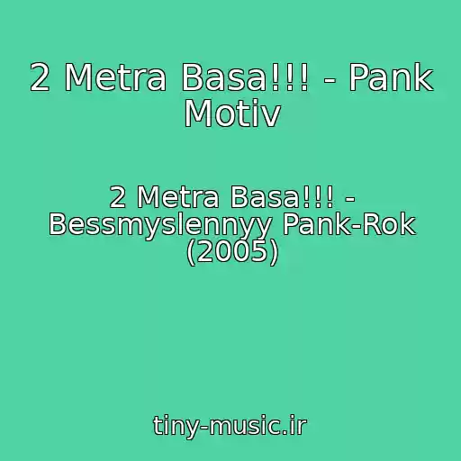 کاور آهنگ 2 Metra Basa!!! - Pank Motiv از 2 Metra Basa!!! - Bessmyslennyy Pank-Rok (2005)