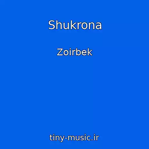 کاور آهنگ Shukrona از Zoirbek