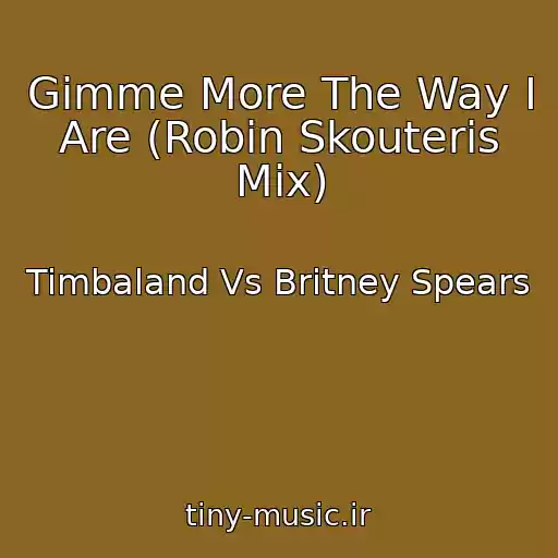 کاور آهنگ Gimme More The Way I Are (Robin Skouteris Mix) از Timbaland Vs Britney Spears