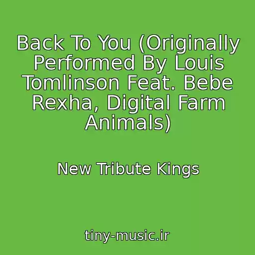 کاور آهنگ Back To You (Originally Performed By Louis Tomlinson Feat. Bebe Rexha, Digital Farm Animals) از New Tribute Kings