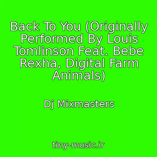 کاور آهنگ Back To You (Originally Performed By Louis Tomlinson Feat. Bebe Rexha, Digital Farm Animals) از Dj Mixmasters