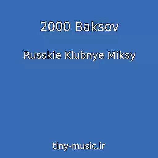 کاور آهنگ 2000 Baksov از Russkie Klubnye Miksy