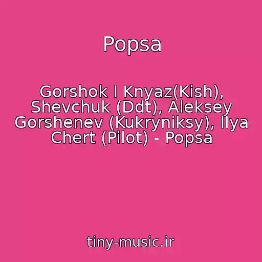 کاور آهنگ Popsa از Gorshok I Knyaz(Kish), Shevchuk (Ddt), Aleksey Gorshenev (Kukryniksy), Ilya Chert (Pilot) - Popsa