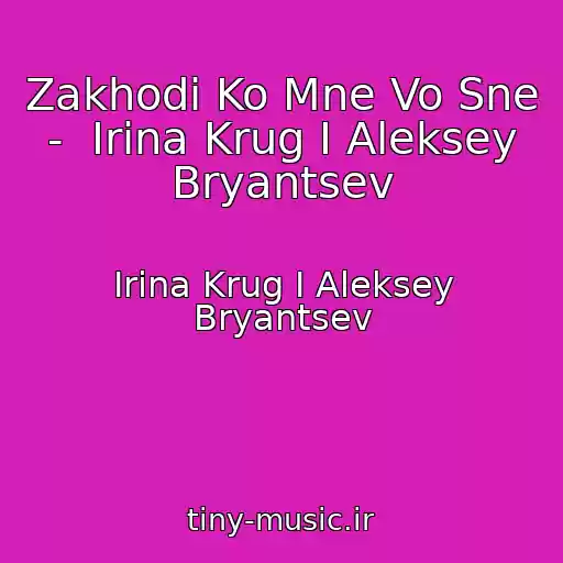 کاور آهنگ Zakhodi Ko Mne Vo Sne  -  Irina Krug I Aleksey Bryantsev از Irina Krug I Aleksey Bryantsev