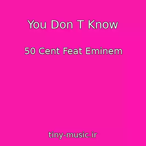 کاور آهنگ You Don T Know از 50 Cent Feat Eminem
