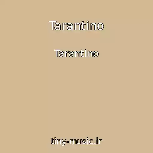 کاور آهنگ Tarantino از Tarantino
