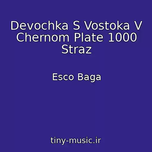 کاور آهنگ Devochka S Vostoka V Chernom Plate 1000 Straz از Esco Baga
