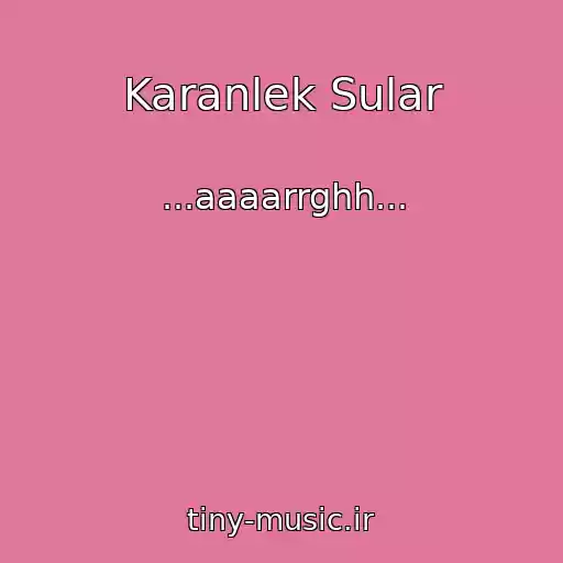 کاور آهنگ Karanlek Sular از ...aaaarrghh...