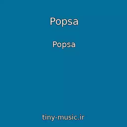 کاور آهنگ Popsa از Popsa