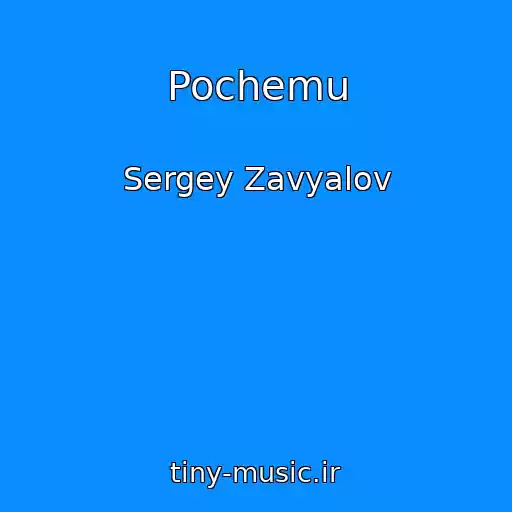 کاور آهنگ Pochemu از Sergey Zavyalov