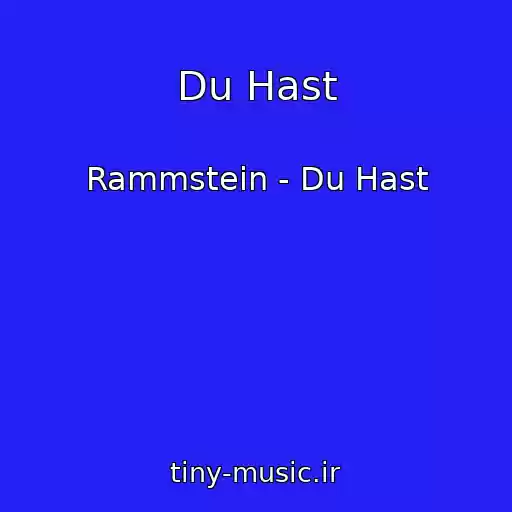 کاور آهنگ Du Hast از Rammstein - Du Hast