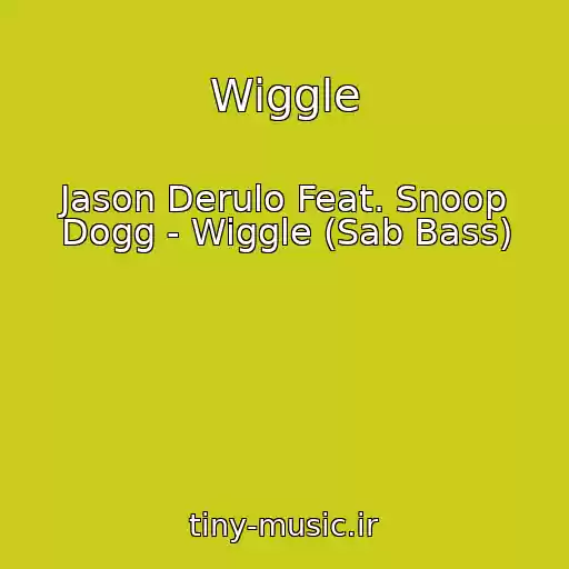 کاور آهنگ Wiggle از Jason Derulo Feat. Snoop Dogg - Wiggle (Sab Bass)