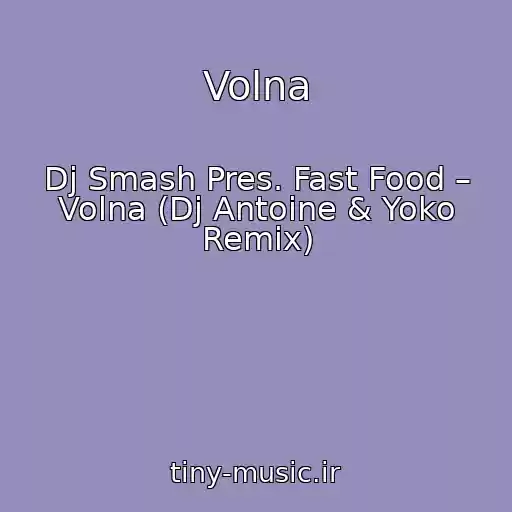 کاور آهنگ Volna از Dj Smash Pres. Fast Food – Volna (Dj Antoine & Yoko Remix)