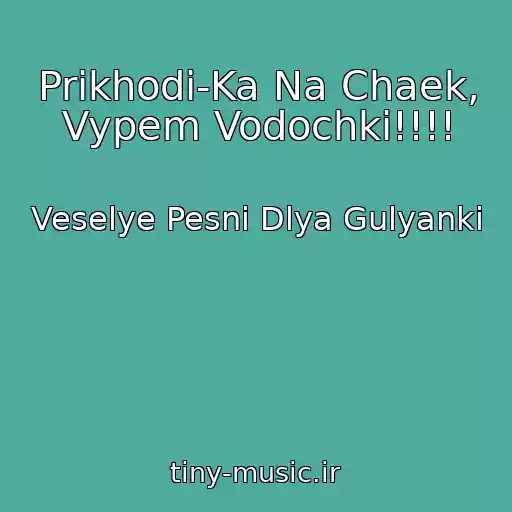 کاور آهنگ Prikhodi-Ka Na Chaek, Vypem Vodochki!!!! از Veselye Pesni Dlya Gulyanki