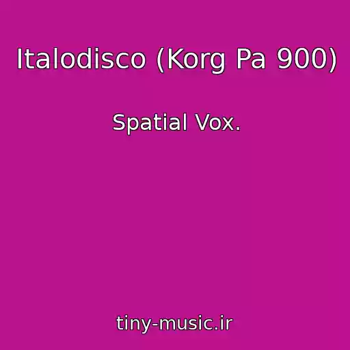 کاور آهنگ Italodisco (Korg Pa 900) از Spatial Vox.
