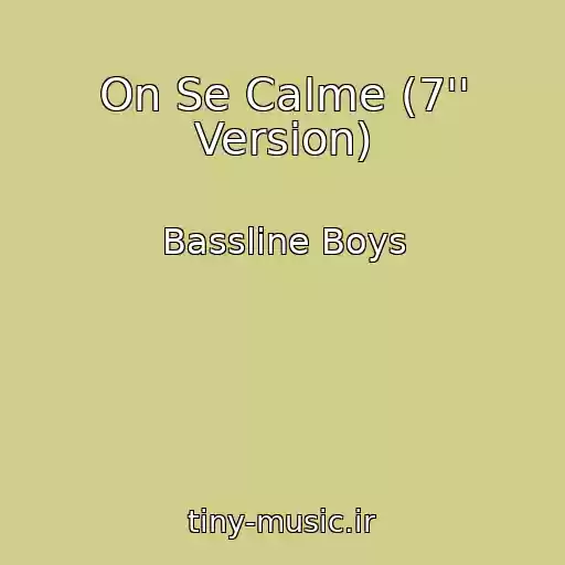 کاور آهنگ On Se Calme (7'' Version) از Bassline Boys