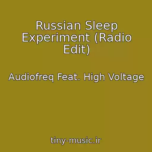 کاور آهنگ Russian Sleep Experiment (Radio Edit) از Audiofreq Feat. High Voltage