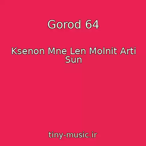 کاور آهنگ Gorod 64 از Ksenon Mne Len Molnit Arti Sun